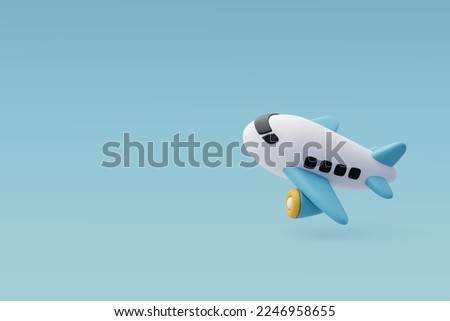 Similar – Image, Stock Photo Toy Plane with concept Direction