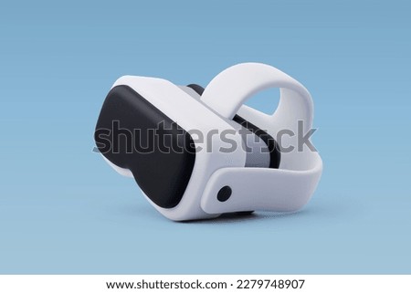 3d Vector Virtual reality glasses, Metaverse technology future 3d, Game concept. Eps 10 Vector