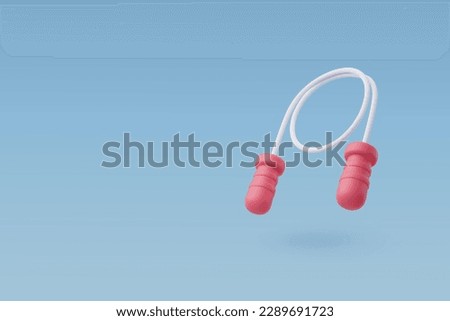 3d Vector Jumping Rope, Workout gym tools, Gym time concept. Eps 10 Vector.