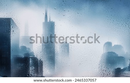 Similar – Image, Stock Photo View in the rain on a mooring place of gondolas in Venice