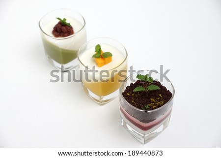 Red Bean / Mango / Green tea yogurt