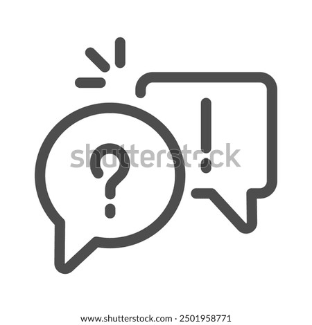 Answer Icon Vector Symbol Design Illustration