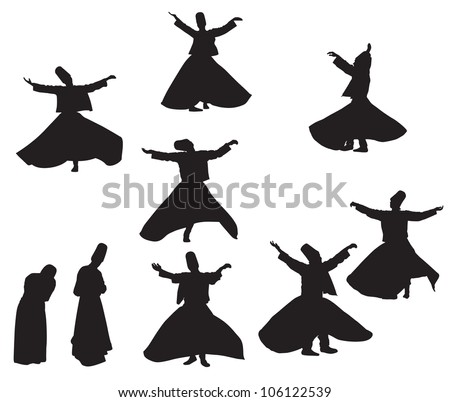 sufi silhouettes