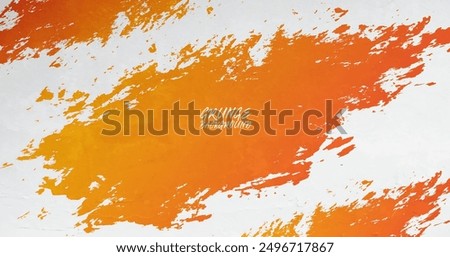 Grunge texture effect background. Distressed rough dark abstract textured. Orange colors isolated on white. Graphic design element vintage style concept for web banner, flyer, card, or brochure cover