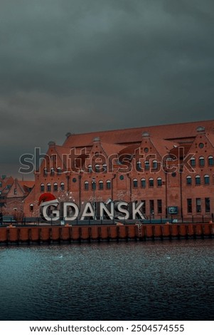 Similar – Image, Stock Photo postcard Gdansk Poland