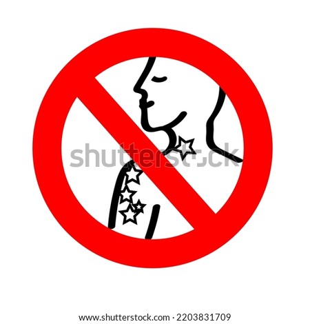 Similar – Image, Stock Photo Posters not allowed to be stuck on