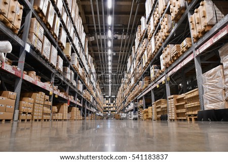 It is a warehouse of a large-scale shopping center
 Foto stock © 