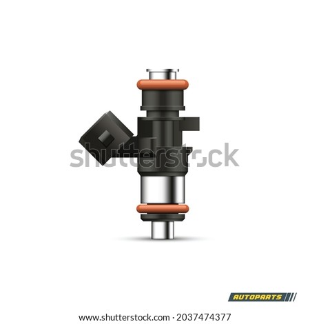 Fuel injector icon. Vector illustration