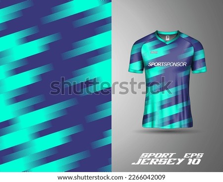 Fabric textile design front view for sport tshirt soccer jersey mockup extreme sport jersey team, motocross, racing, cycling, fishing, diving, leggings, football, gaming