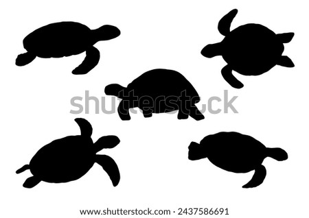 Turtle Silhouette Clipart | Free download on ClipArtMag