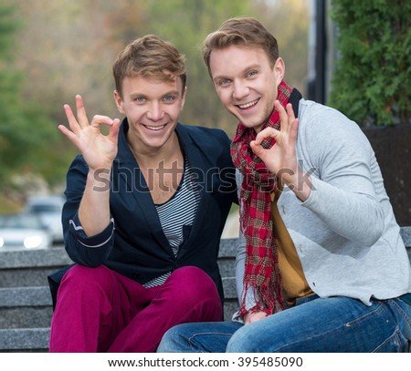 Adult twins photo picture 732
