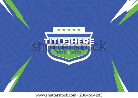 E-gaming logo for videogame competitions and virtual sports team.