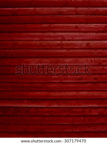 Wooden background of many red boards