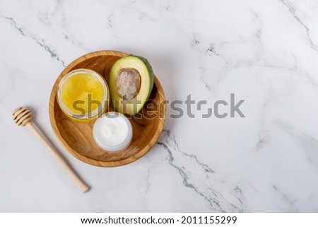 Similar – Image, Stock Photo Woman making facemasks for coronavirus pandemic