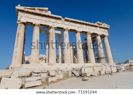 Parthenon in Acropolis, Athens