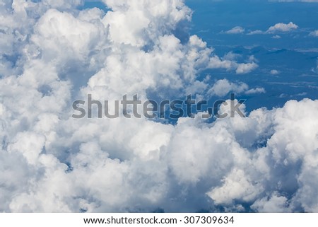 Clouds,Aerial sky and clouds background