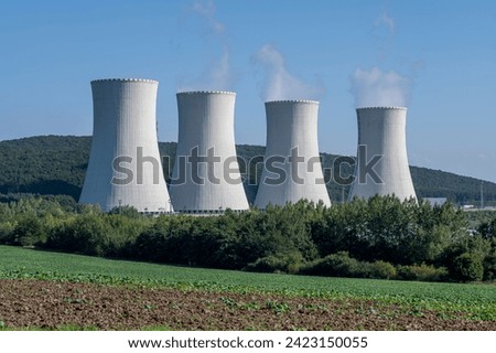 Similar – Image, Stock Photo Nuclear power plant