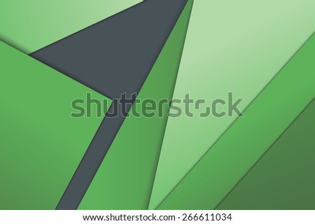 Illustration of unusual modern material design vector background