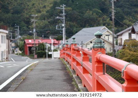 Deserted Road in japan