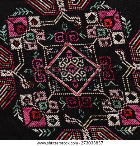 ethnic embroidery pattern-Chinese ethnic minorities costumes