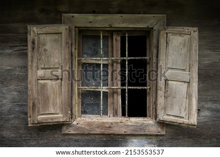 Similar – Image, Stock Photo Old | Patchwork with hand riveted rusty sheet