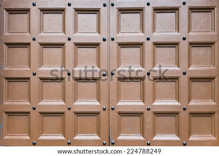 Brown wooden square  background