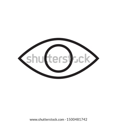 Eye icon design vector illustration