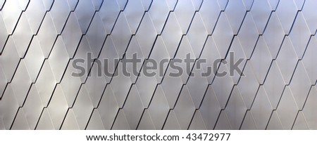 Abstract Background Of Metal Shingles