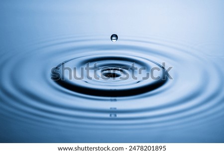 Similar – Image, Stock Photo Drops of water and water jet from watering can fall on grass