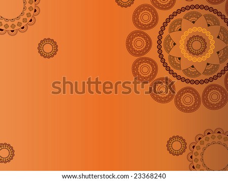 Abstract Indian Design Background Stock Vector Illustration 23368240 ...