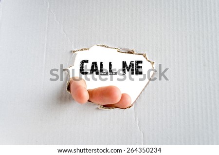 Hand and place for text on the cardboard background