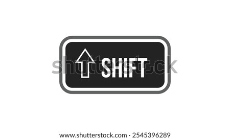 Shift computer key button on white background. flat style. Shift button symbol. Find the support type and plan that works best for your needs.