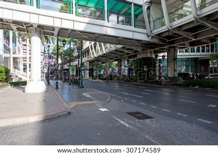 BANGKOK - August 18 : Bangkok after a bomb exploded inside the Erawan shrine complex at the Ratchaprasong intersection, killing 19 and injuring 123 on August 18, 2015 in Bangkok, Thailand.