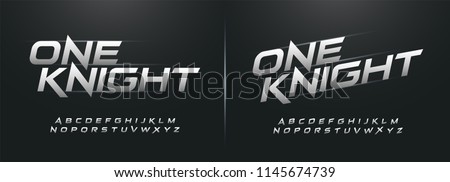 sport modern alphabet fonts. technology typography italic font uppercase. vector illustrator