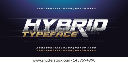 Sport Modern Italic Alphabet Gold Font. Typography 3D urban style silver and golden fonts for technology, digital, movie logo design. vector illustration