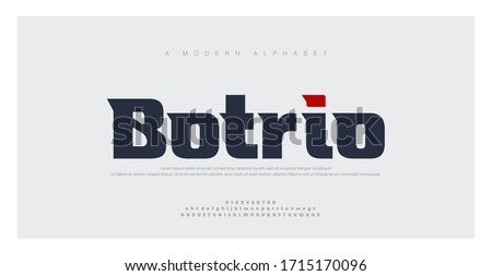 Sport Modern Future bold Alphabet Font. Typography urban style fonts for technology, digital, movie logo bold style. vector illustration Photo stock © 