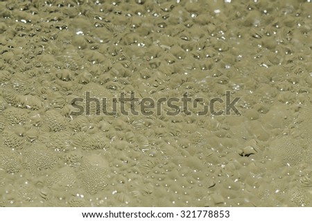 Abstract arts with water droplets background / Water droplets / Creativity with water as the medium