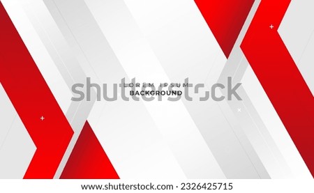 Red curve on a white background vector