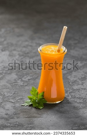 Similar – Image, Stock Photo Detox drinks with orange and currant