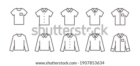 10 icon set (clothing, shirt)