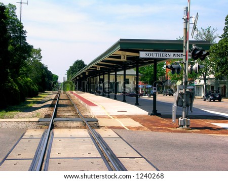 Train Station, Southern Pines, North Carolina, USA