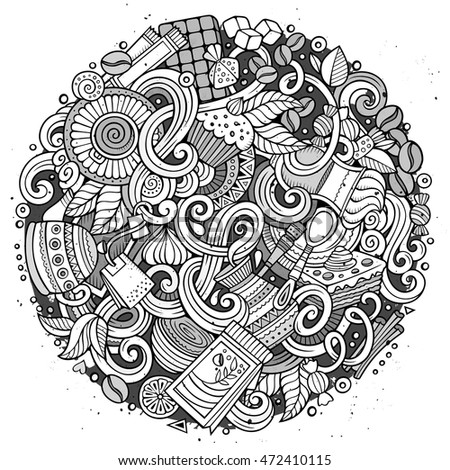 cartoon cute doodles hand
