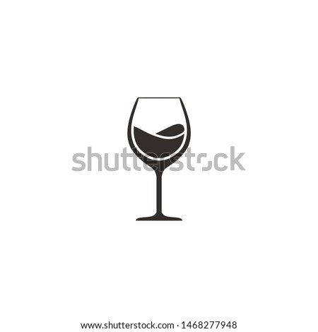
Beer glass icon design template