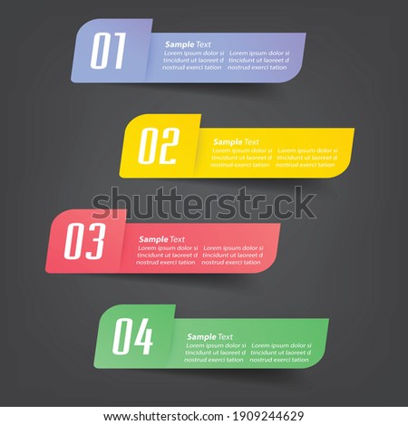 modern text box template, banner Infographics