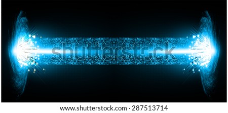 blue neon grow light Abstract Technology background for computer graphic website internet and business. circuit. illustration. infographics. ray. bright. pixel. Spark.