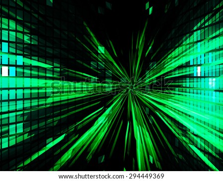 Abstract Backdrop Effect of green ray. Technology background for computer graphic website internet. vector illustration. digital. infographics. beam light 