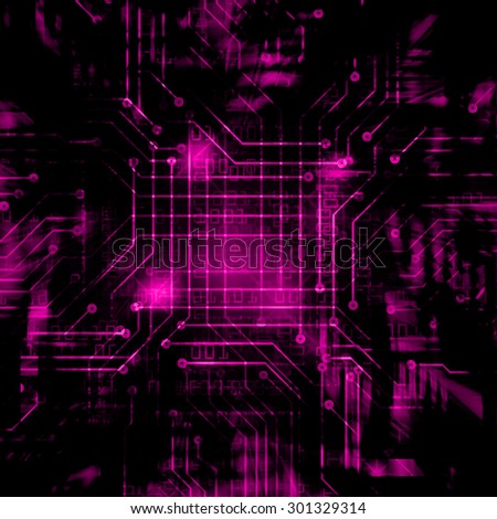 dark pink color Light Abstract Technology background for computer graphic website internet circuit. illustration. infographics. binary code background. www. Spark. motion move blur