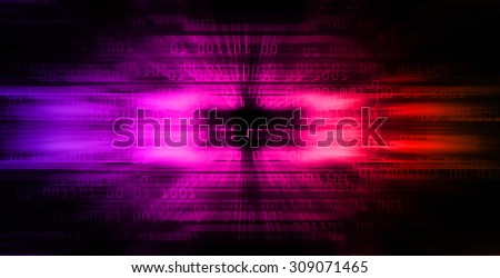 dark blue purple red color Light Abstract Technology background for computer graphic website internet business. illustration. infographics.binary code background. www .Spark. motion move blur.zero one