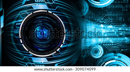 dark blue Light Abstract Technology background for computer graphic website internet. illustration. infographics. binary code background. www.Spark. motion move blur.zero one. eye