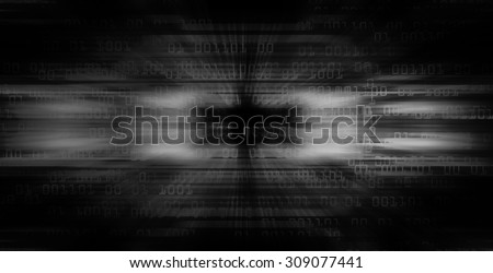 dark black Light Abstract Technology background for computer graphic website internet. illustration. infographics. binary code background. www.Spark. motion move blur.zero one